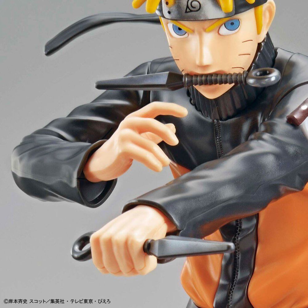 Bandai Entry Grade Naruto Shippuden Naruto Uzumaki Action Figure Model Kit - Perfect for Anime Collectors & Home Decor Display