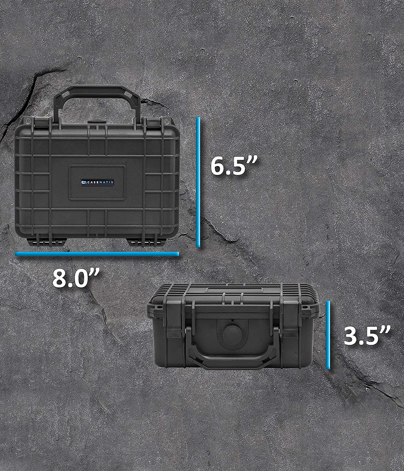 CASEMATIX Waterproof Travel Carry Case for Canon PowerShot Zoom Telephoto Monocular Camera - Durable Protective Storage Pouch for Outdoor Photography, Hiking & Travel Accessories