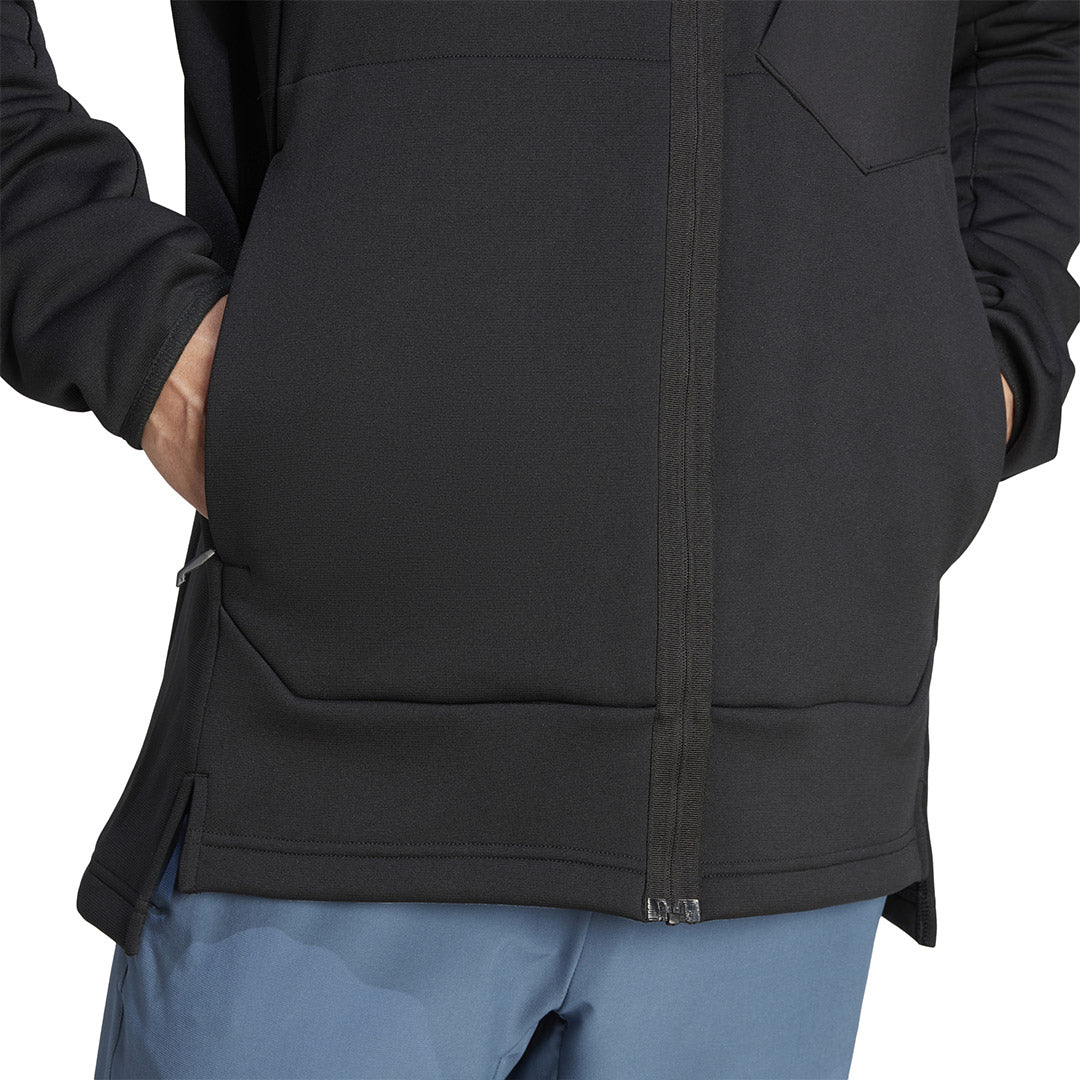 Adidas Men's Terrex Xperior Medium Fleece Jacket - Lightweight Hiking & Outdoor Winter Jacket for Men - Perfect for Camping, Trail Running and Cold Weather Activities (IB1839)