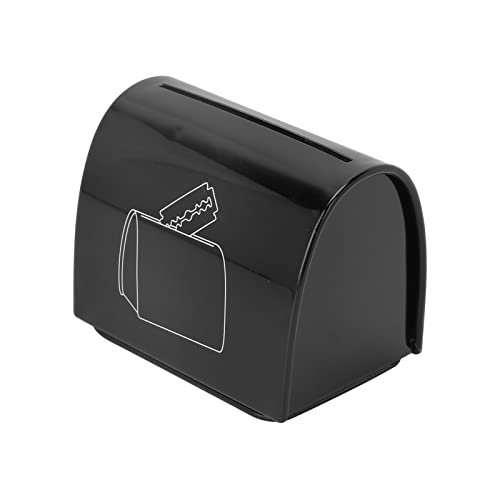 Large Capacity Blade Disposal Case - Compact & Safe Razor Blade Storage Container | Perfect for Salon, Barber Shop & Home Shaving Safety