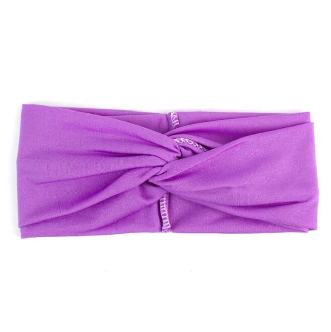 Women's Elastic Twist Turban Headband - Soft Stretchy Yoga Headwrap for Sports, Workouts & Everyday Style - Hair Accessories for Women & Girls