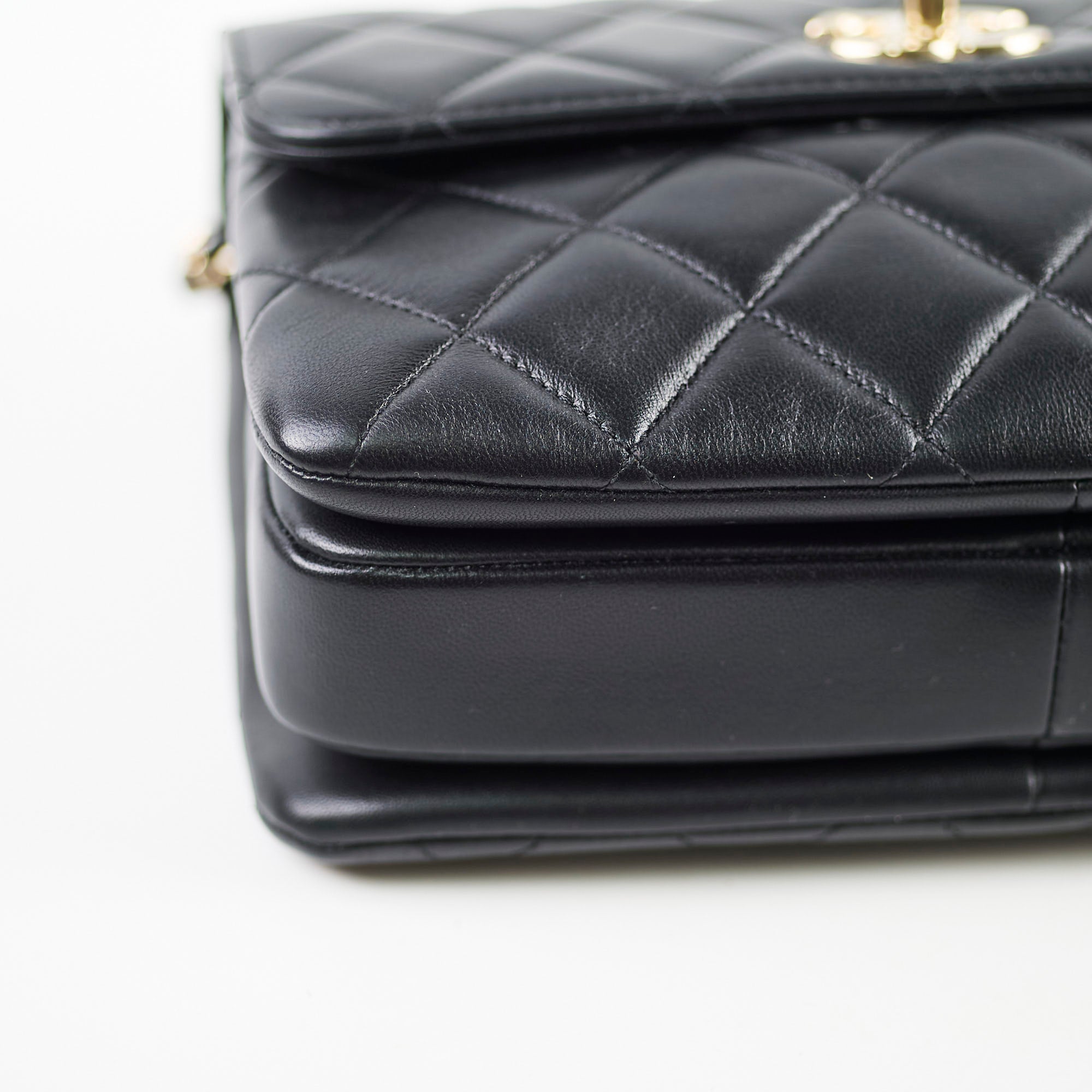 Chanel Small Trendy CC Lambskin Shoulder Bag Black 29 Series - Luxury Designer Crossbody Purse for Women, Perfect for Date Night & Evening Events