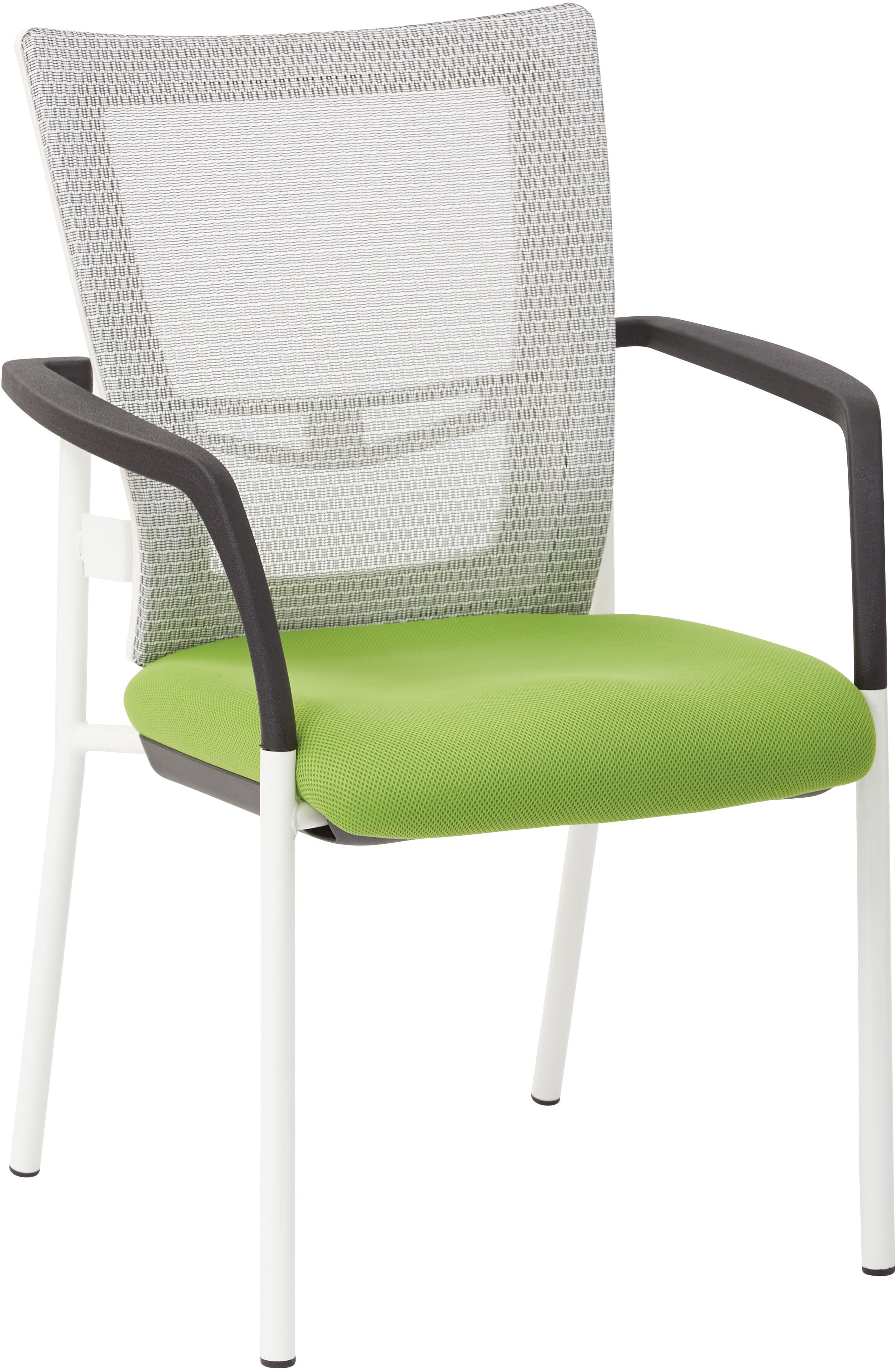 Office Star ProGrid® Mesh Back Visitor Chair [8810W] - Ergonomic Office Seating for Guests & Waiting Rooms, Comfortable Support for Home & Business Use