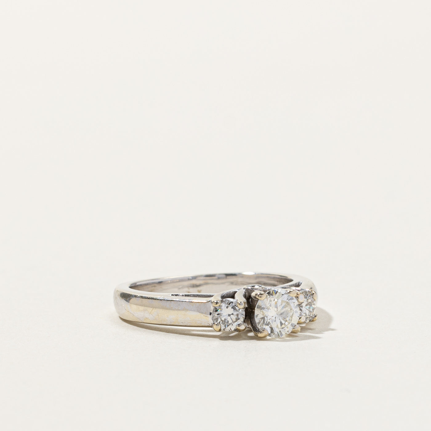 0.77ctw Three Stone Diamond Engagement Ring for Women - Size 7 | Classic Wedding Band, Anniversary Gift | Perfect for Proposals, Bridal Jewelry & Special Occasions