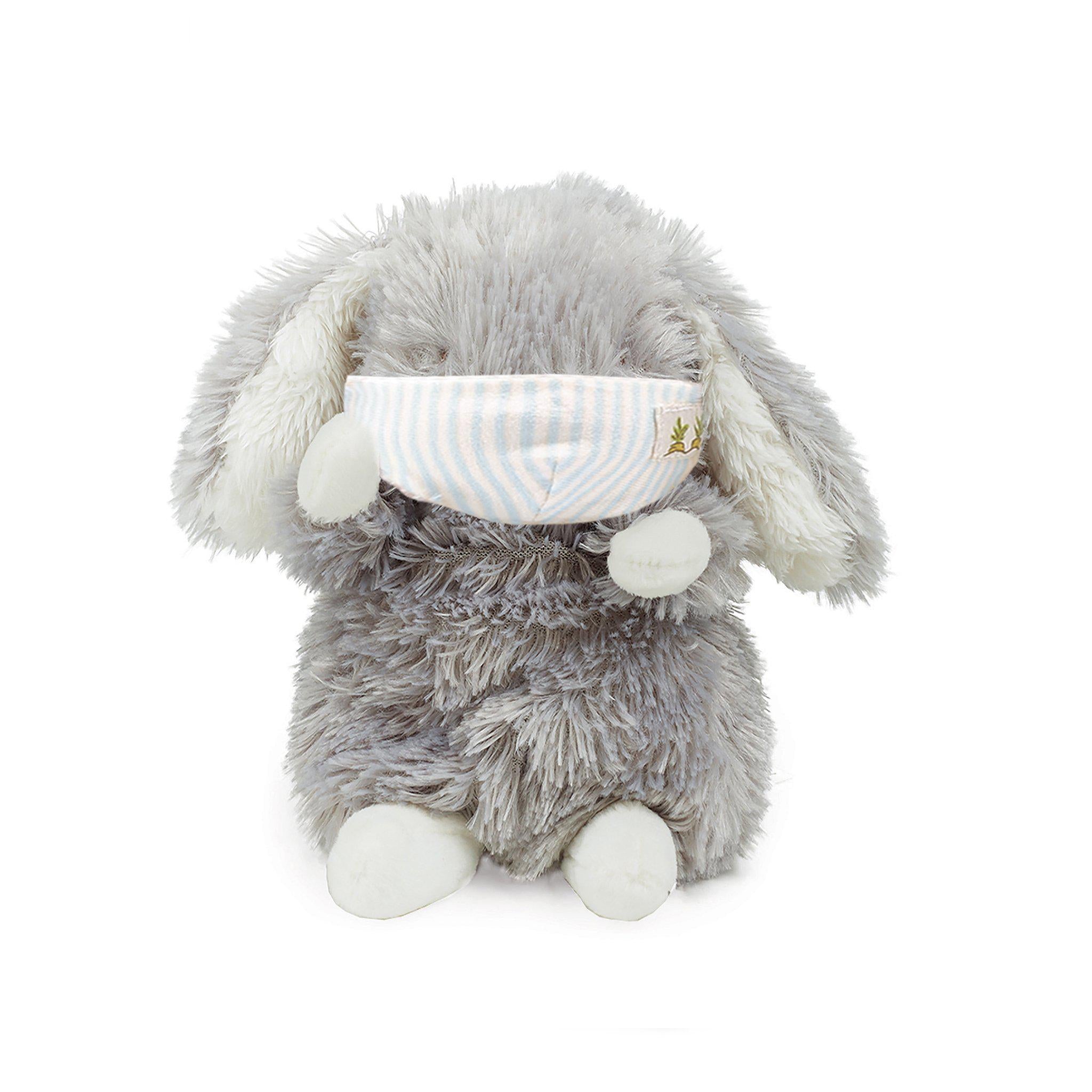 Wee Bloom Bunny Plush Toy with Face Mask - Cute Stuffed Animal for Kids, Nursery Decor & Gift Ideas - Perfect for Easter, Birthdays & Baby Showers