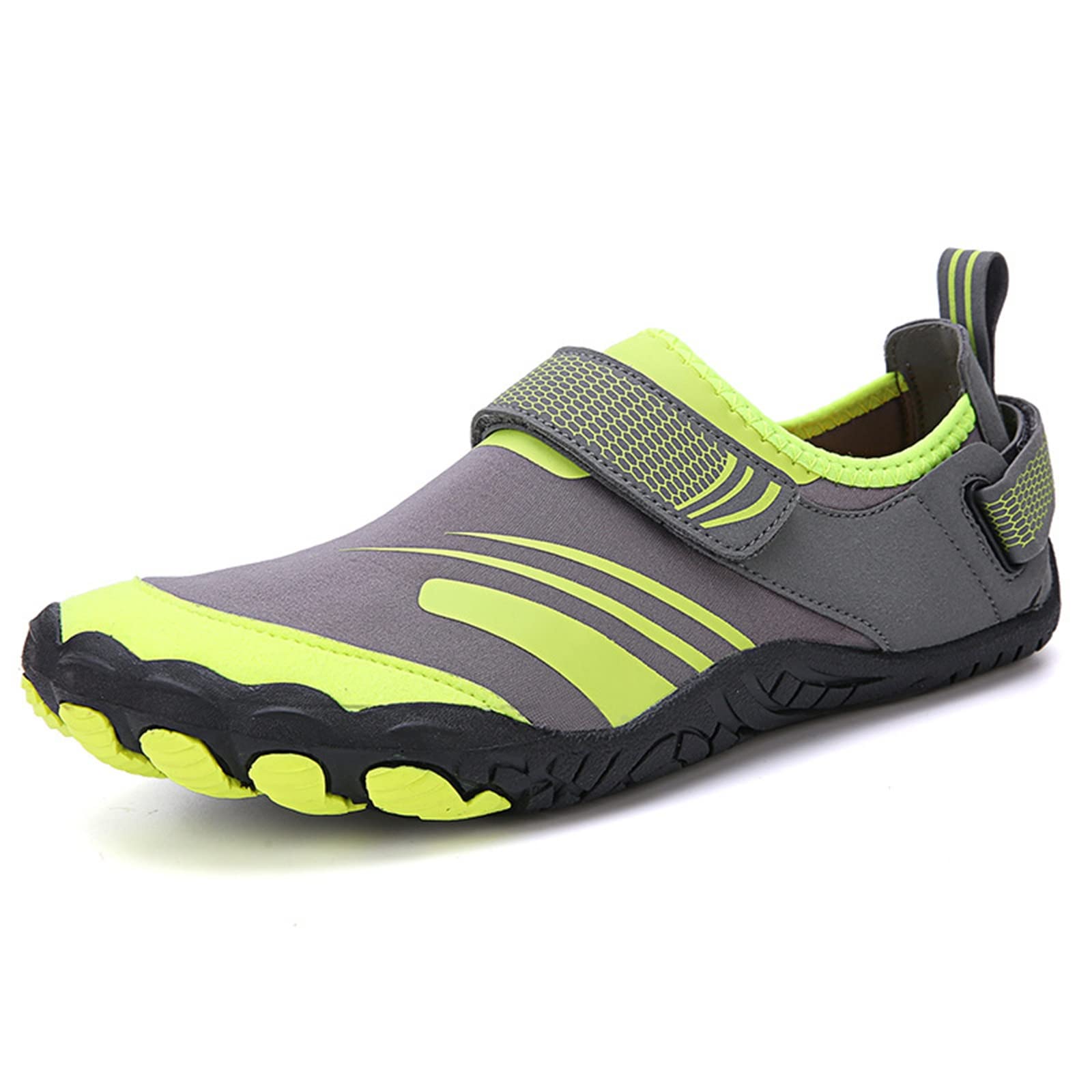 TYTbygml Men's Water Shoes - Breathable, Non-Slip & Durable for Boating, Fishing, Kayaking & Surfing | Crystal Silver Size 9.5 | Perfect for Beach, Pool & Water Sports Activities