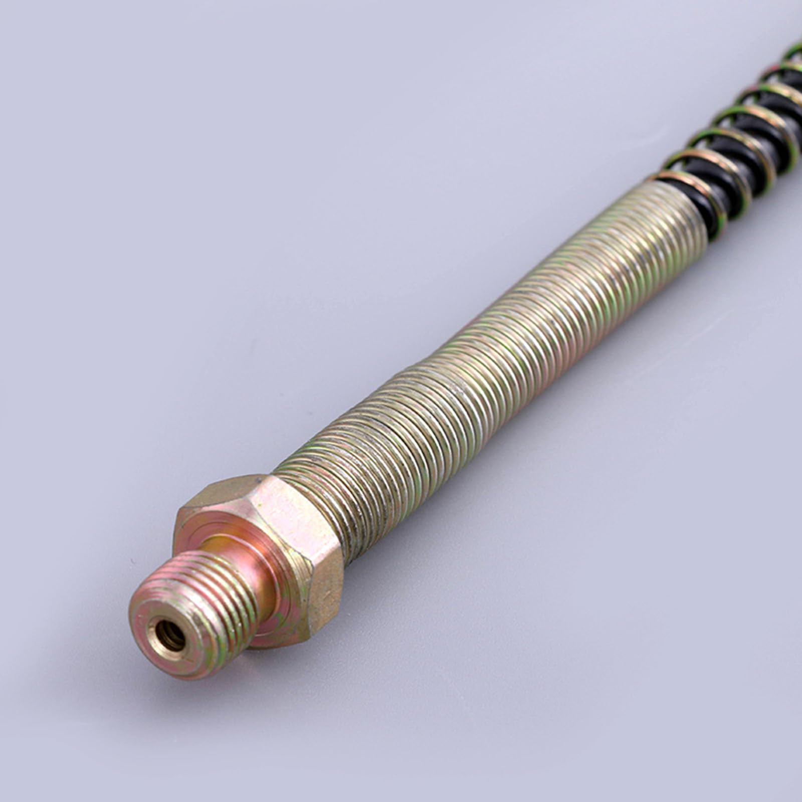 WEISUYUUS 1m High Pressure Pump 63MPA with Spring Hose & M10 Thread - Replacement Part for Pressure Washer Hose Adapter - Perfect for Car Washing, Home Cleaning, and Industrial Use