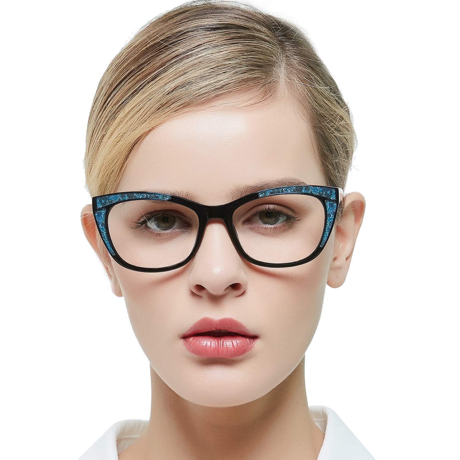 OCCI CHIARI Fashion Reading Glasses for Women & Men - Lightweight Eyeglass Frames with Spring Hinges - Perfect for Reading, Working, and Computer Use