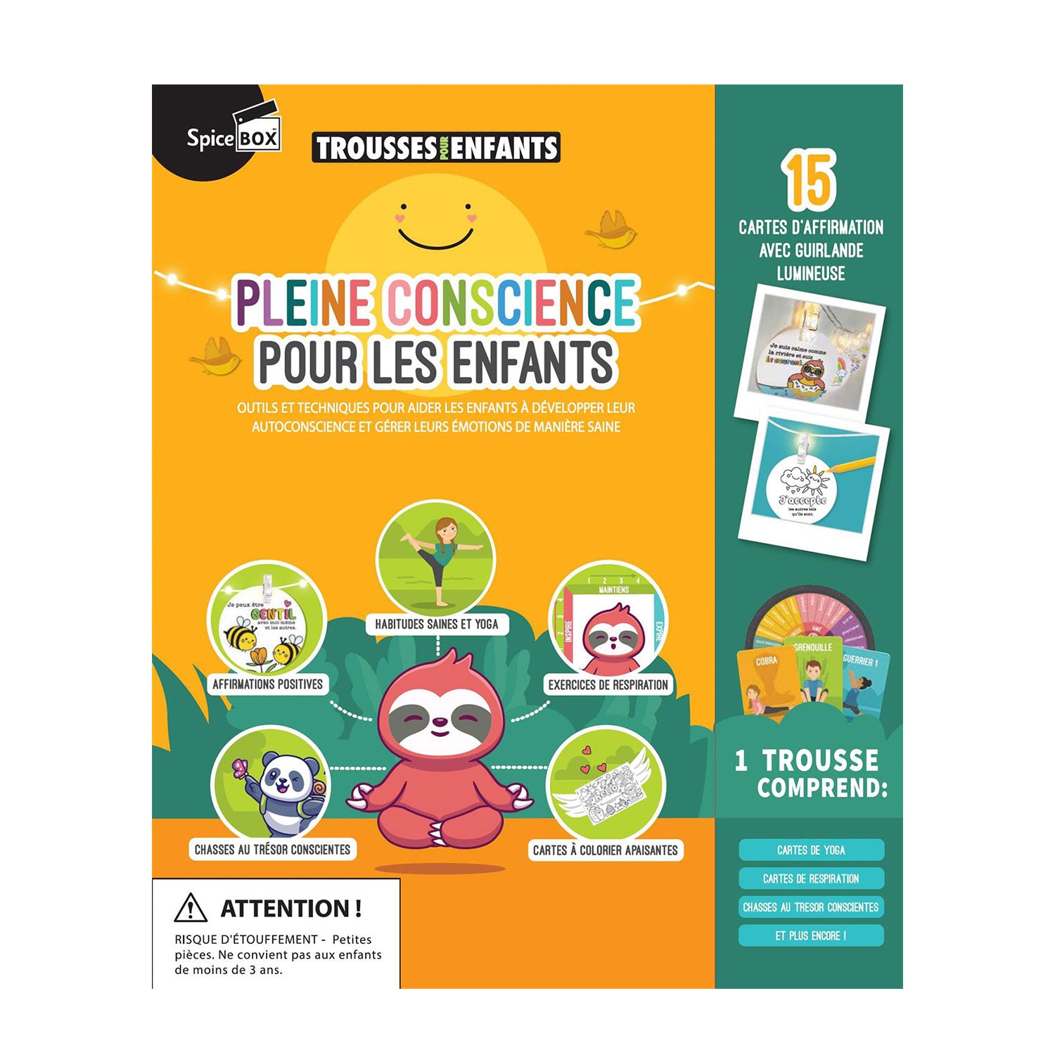 Mindfulness for Kids - French Edition - Fun Activities & Exercises for Children's Emotional Well-Being at Home & School