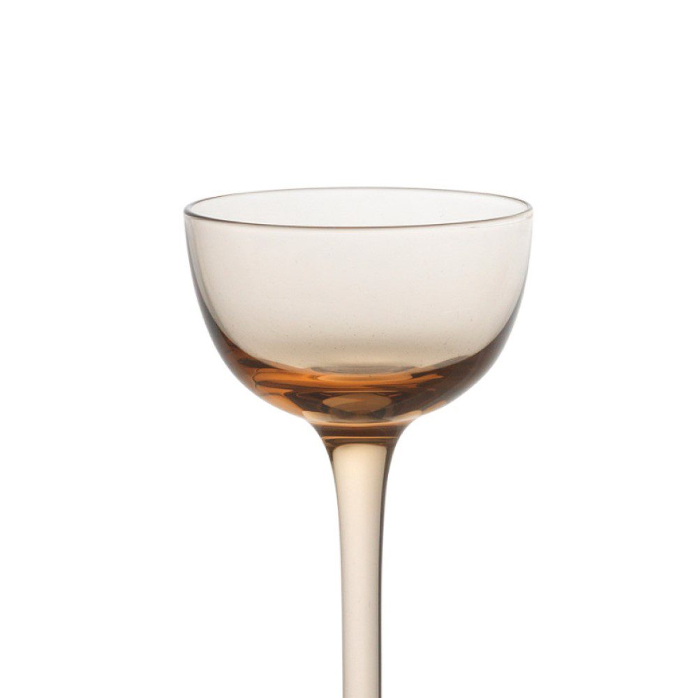 FERM LIVING Host Liqueur Glasses Set of 4 - Elegant Blush Pink Crystal Cordial Glasses for Cocktails, Dessert Wines & Entertaining - Perfect for Dinner Parties, Wedding Gifts & Home Bar Decor