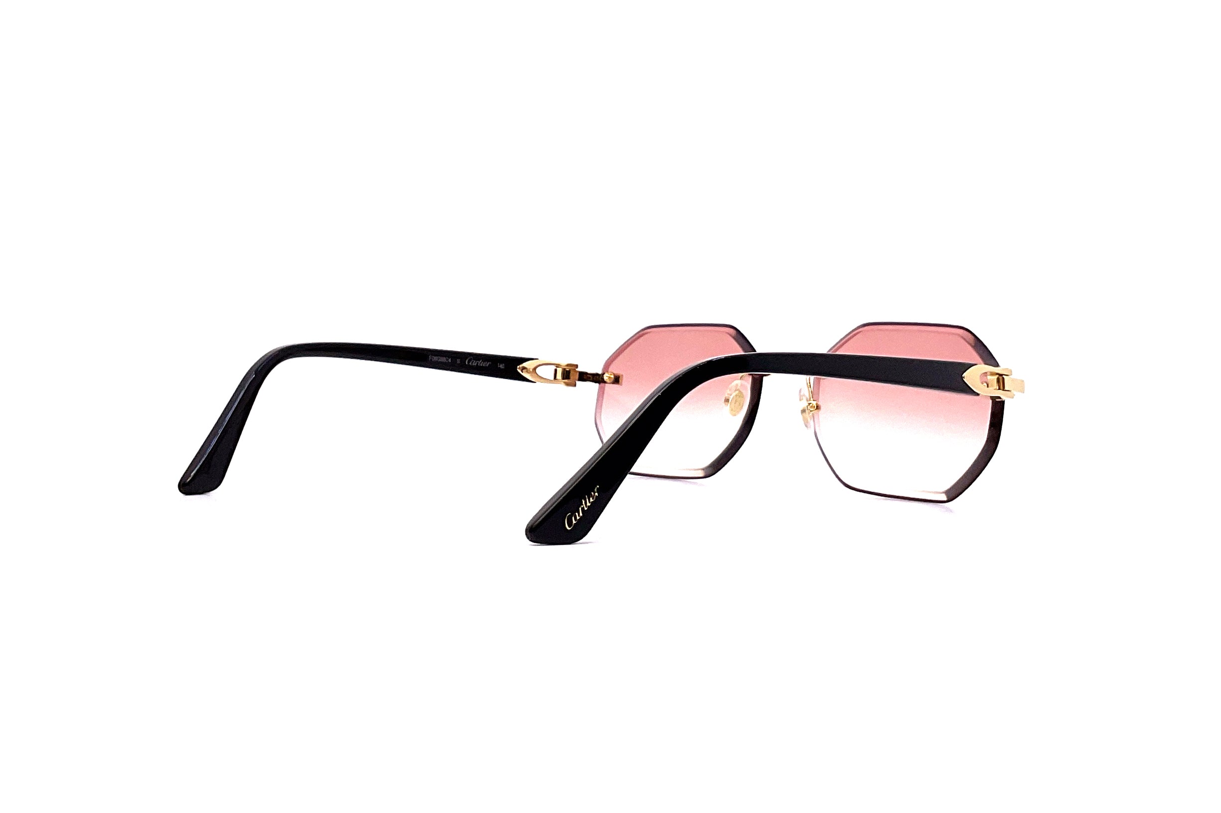 Cartier C Décor CT0318O Custom Transition Lenses (001) - Premium Prescription Eyewear for Men & Women - Perfect for Outdoor Activities & UV Protection