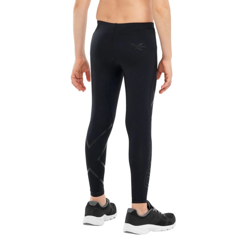 2XU Boys Compression Long Tights - Performance Base Layer for Running, Training & Sports - Moisture-Wicking & Muscle Support (Ideal for Cold Weather Workouts & Athletic Activities)