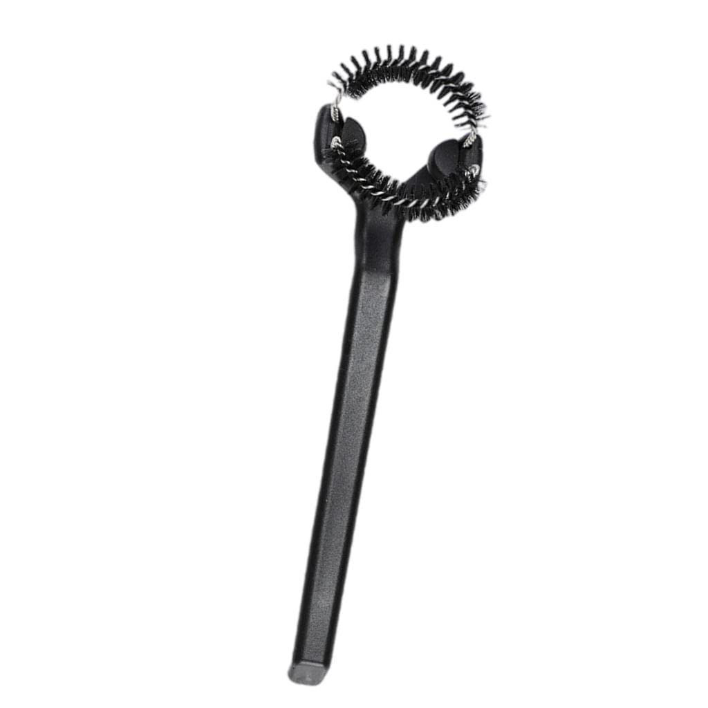 FAKEME 51MM Coffee Machine Cleaning Brush - Nylon Round Head Reusable Barista Tool for Espresso Grinder & Accessories Cleaning | Perfect for Home & Cafe Use
