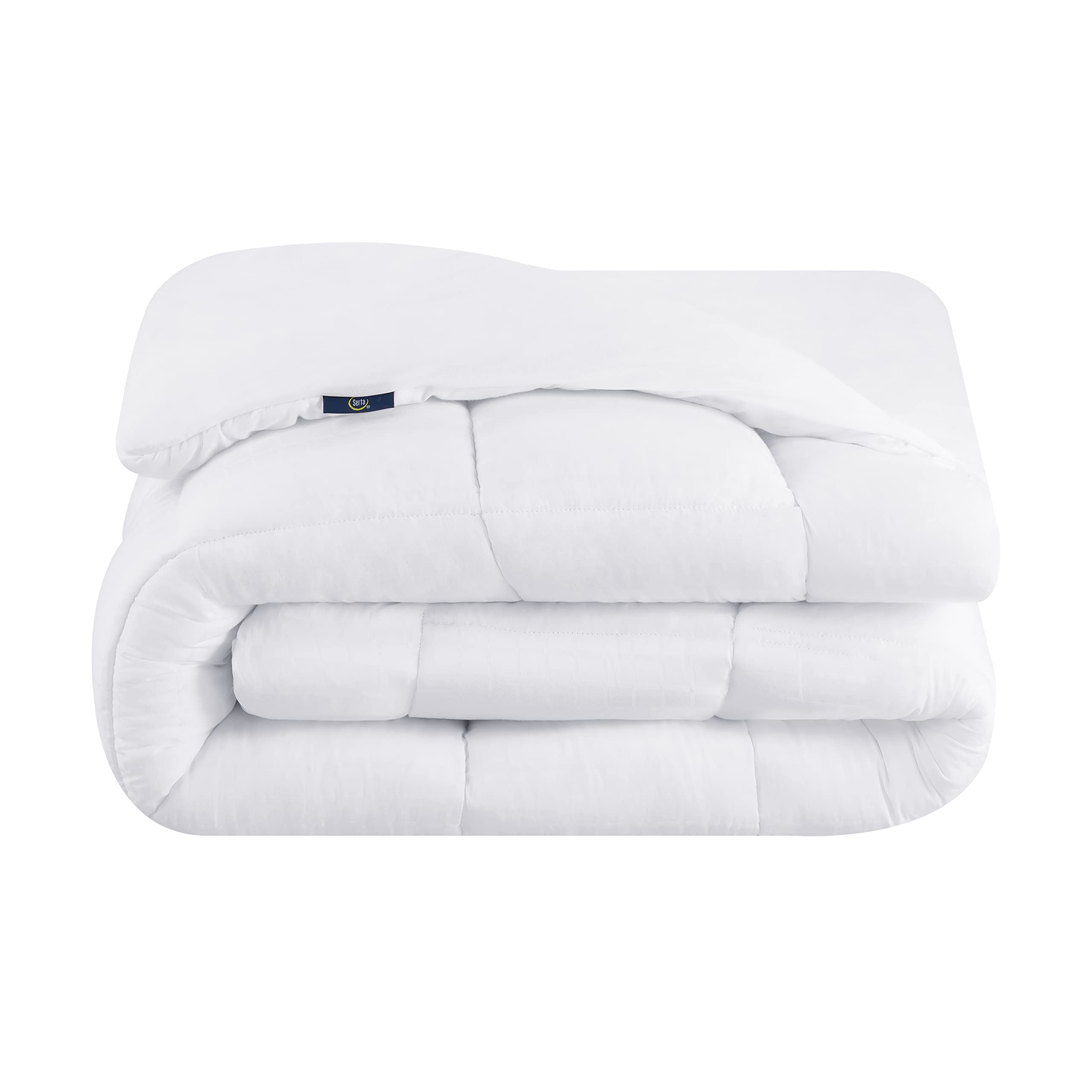 Serta ComfortSure Queen Mattress Cover - Super Soft Breathable Quilted Cotton Mattress Protector with 18