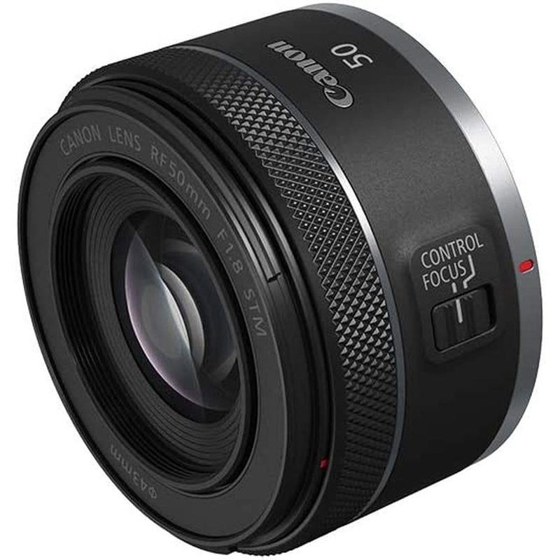 Canon RF 50mm F1.8 STM Lens - Full Frame Mirrorless Camera Portrait Lens with Fast Aperture | Perfect for Portrait Photography, Low Light Shooting & Travel Photography