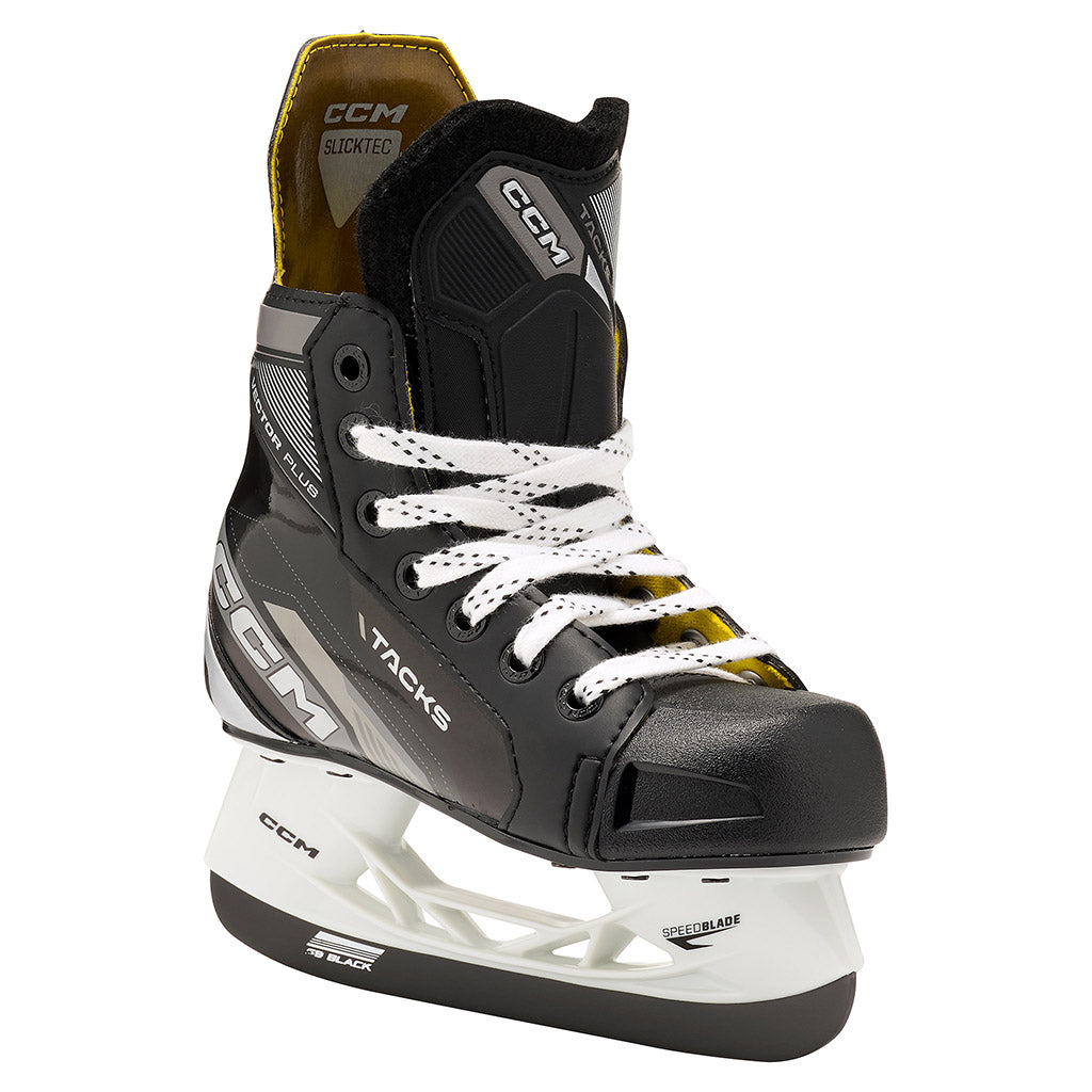 CCM Tacks Vector Plus 2022 Youth Ice Hockey Skates - Lightweight Performance Skates for Kids & Teens - Perfect for Ice Rink Training & Competitive Hockey Games
