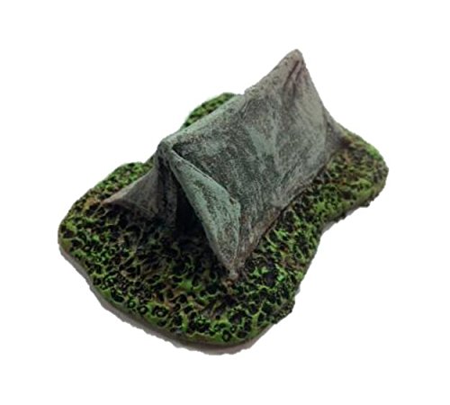 28mm Scale Small Pre-Painted Dungeon Tent - Miniature Game Terrain Accessories for D&D, Warhammer & Tabletop RPG Scenes