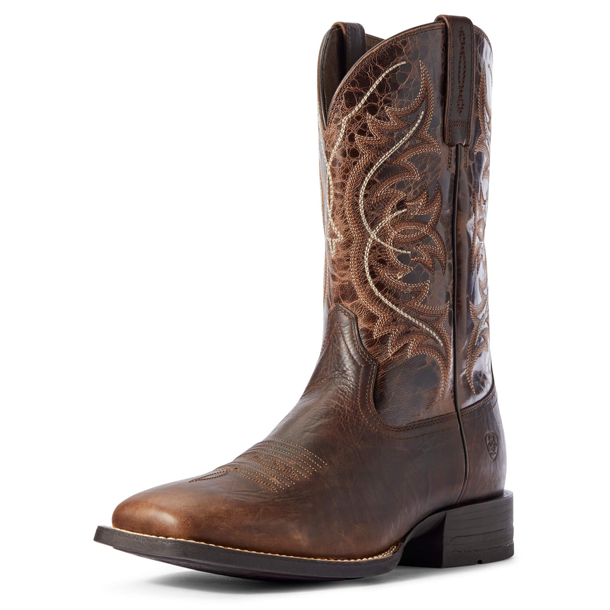 ARIAT Men's Holder Western Boot - Durable Cowboy Boots for Men, Comfortable & Stylish - Perfect for Rodeo, Ranch Work & Country Fashion