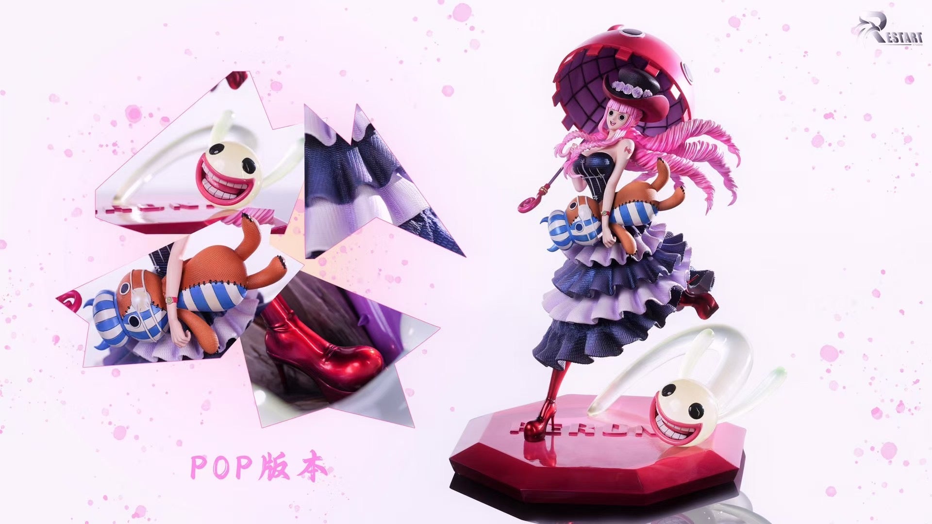 Restart Studio Perona Anime One Piece Cosplay Costume - Perfect for Halloween, Cosplay Events, and Anime Conventions