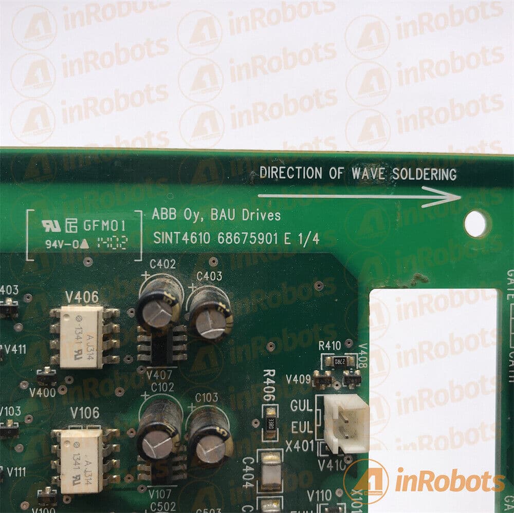 Used ABB Power Board SINT4610C - Industrial Automation Control Module for Machinery & Equipment Repair