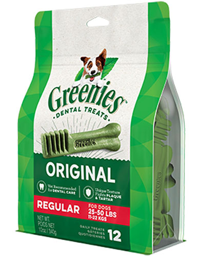 Greenies Original Dental Dog Treats for Small & Large Breeds - Freshens Breath & Cleans Teeth - Perfect for Daily Oral Care & Training Rewards