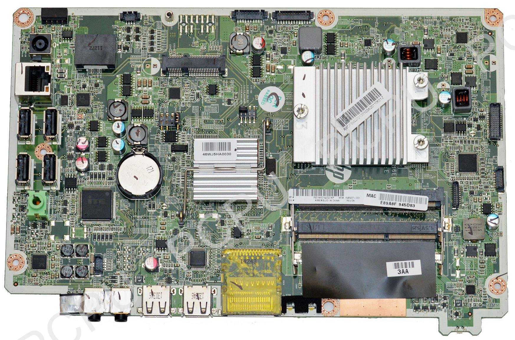 HP Omni 120-1024 All-in-One PC Motherboard with AMD E450 1.65GHz CPU - 646907-001 Replacement Part for Desktop Computers | Perfect for Office Work, Home Use & Tech Repairs