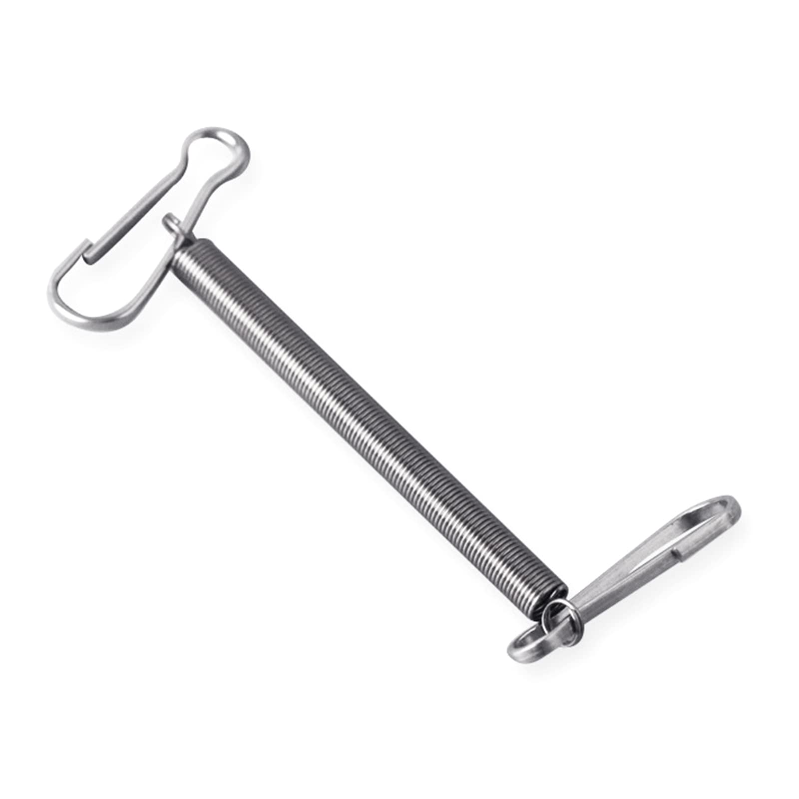 Lily Brown Metal Spring Clips with 2 Fasteners - Secure Rabbit Water Dispenser & Small Animal Drinking Bottle - Durable Spring Clips for Pet Cages, Hutch Accessories, and DIY Projects