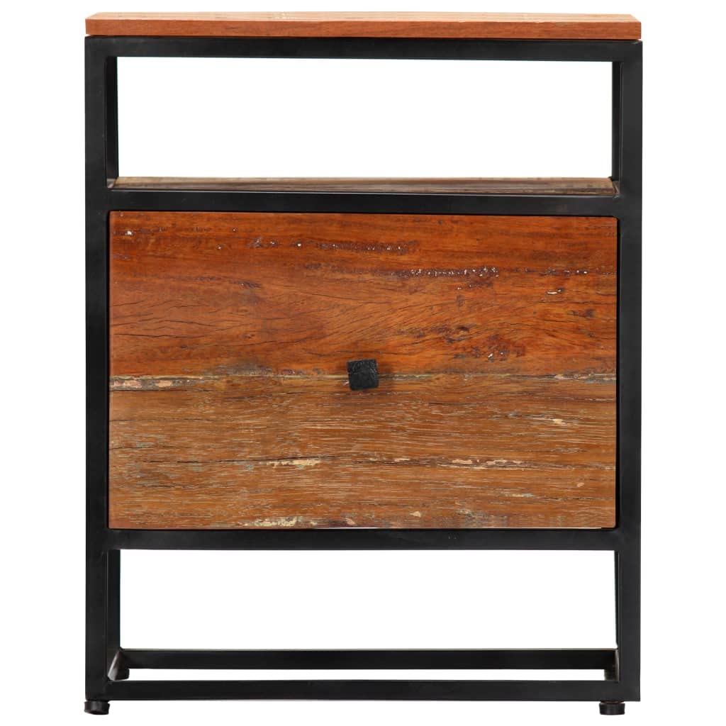 Modern Nightstand with Drawer & Shelf - 15.8