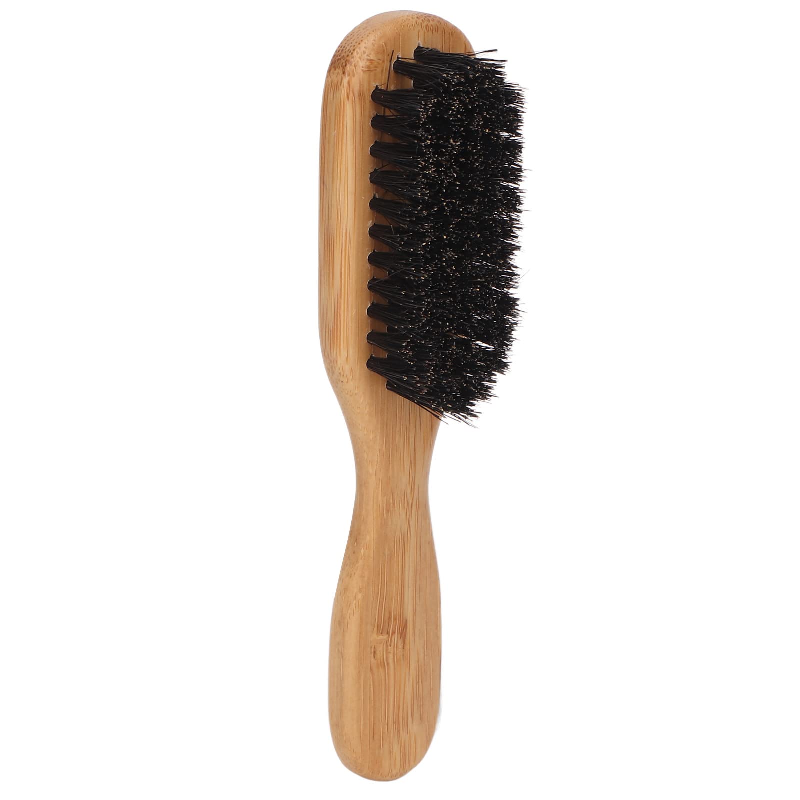 Men's Wooden Beard Brush - Soft Bristles & Bamboo Handle for Home & Travel