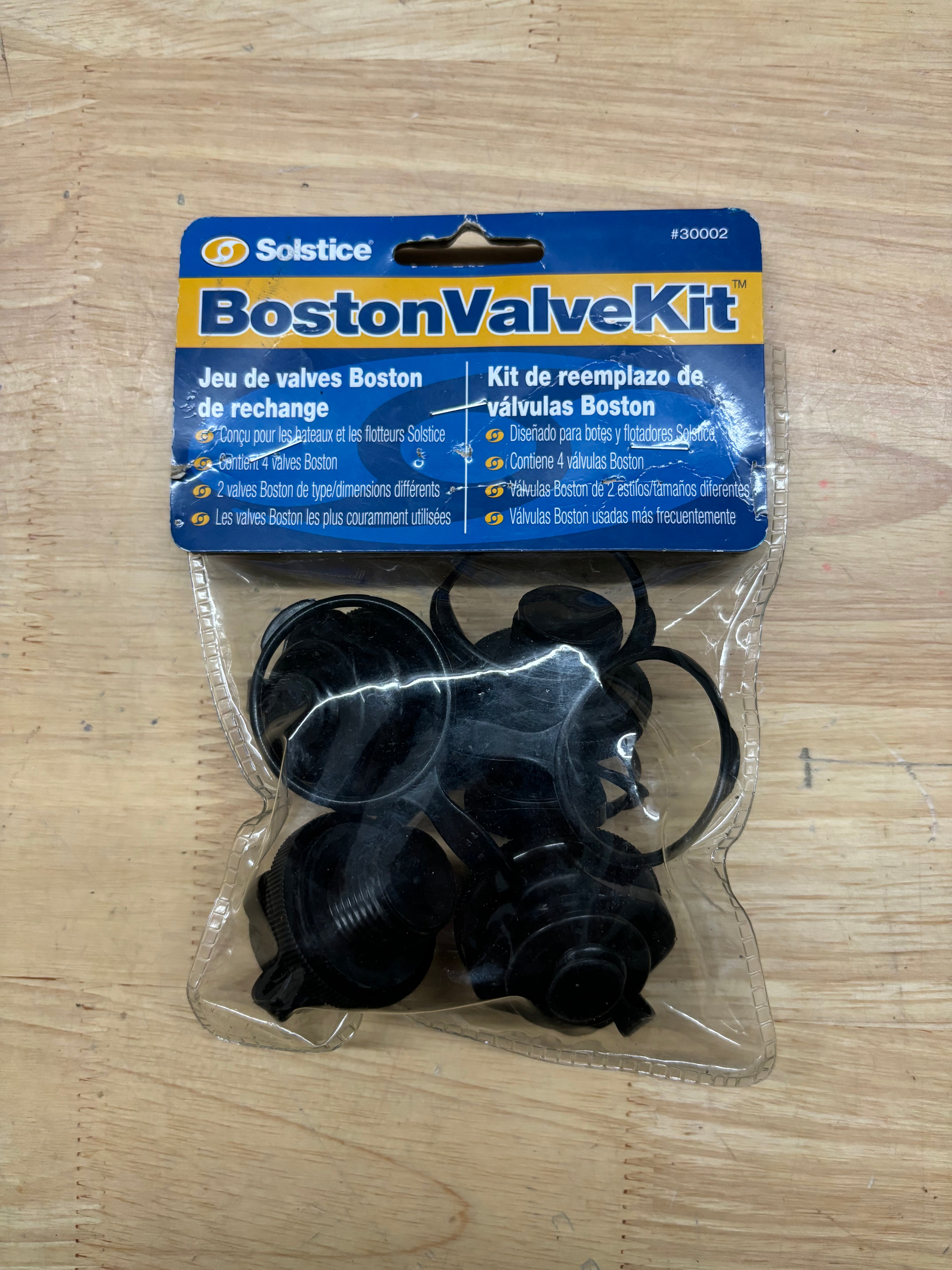 Solstice 4-Pack Boston Valve - High-Quality Replacement Valves for Inflatables, Pool Floats, Air Mattresses & Water Sports Gear - Perfect for Repair and Maintenance