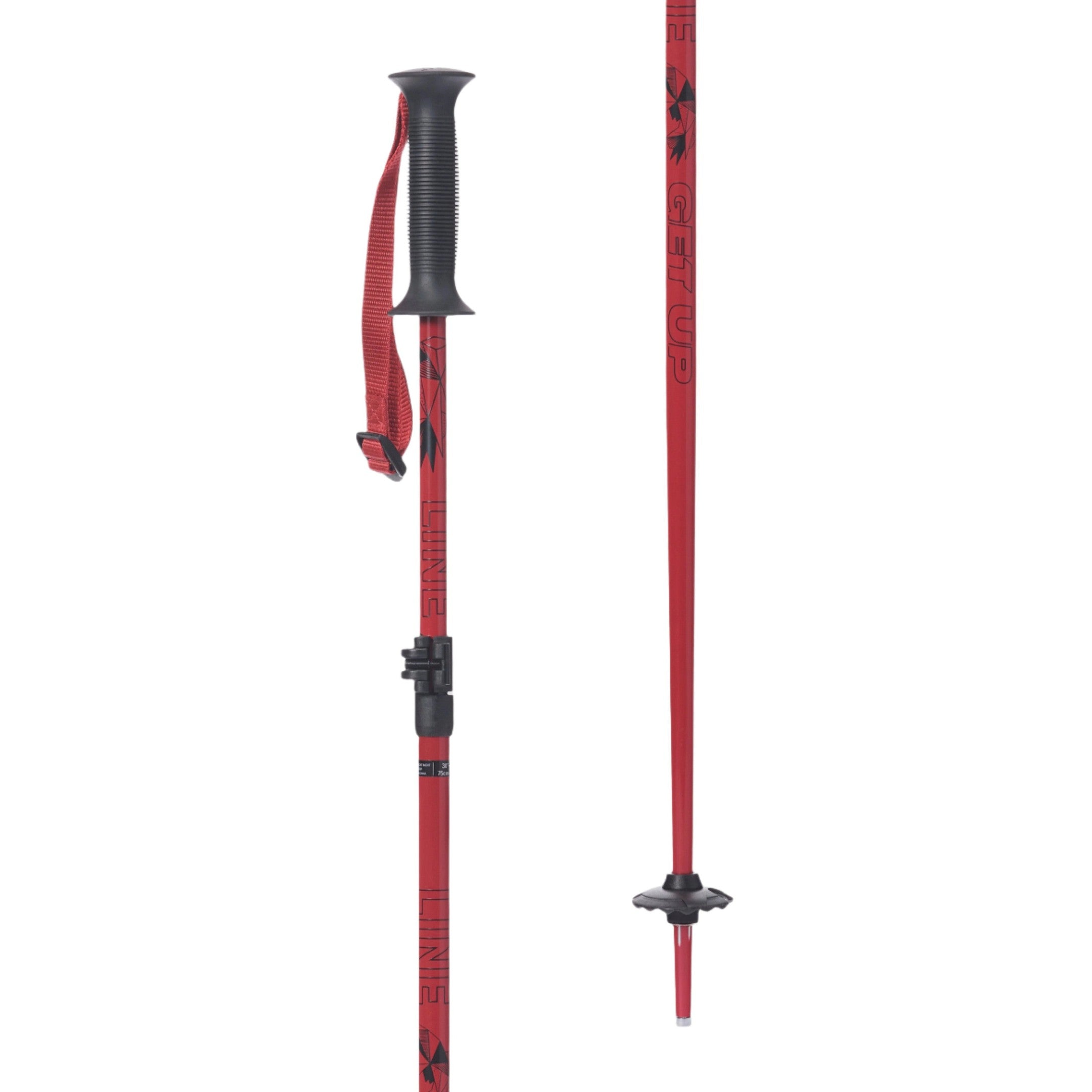 Adjustable Junior Ski Poles for Kids - Line Get Up 2025 - Perfect for Young Skiers Learning & Improving on Slopes
