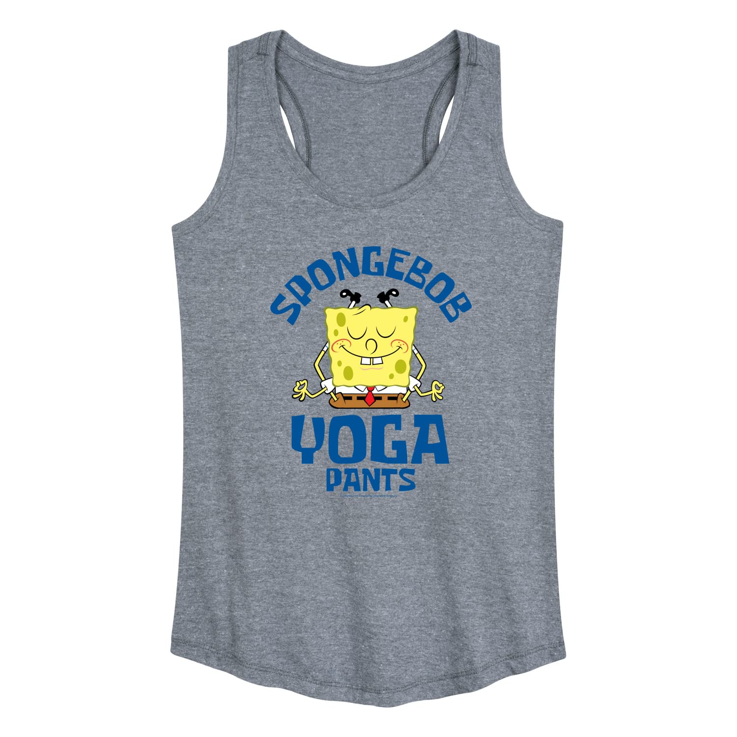 SpongeBob SpongePants Yoga Pants for Women - Racerback Tank Top Set - Cartoon Character Workout Outfit - Perfect for Yoga, Gym & Casual Wear