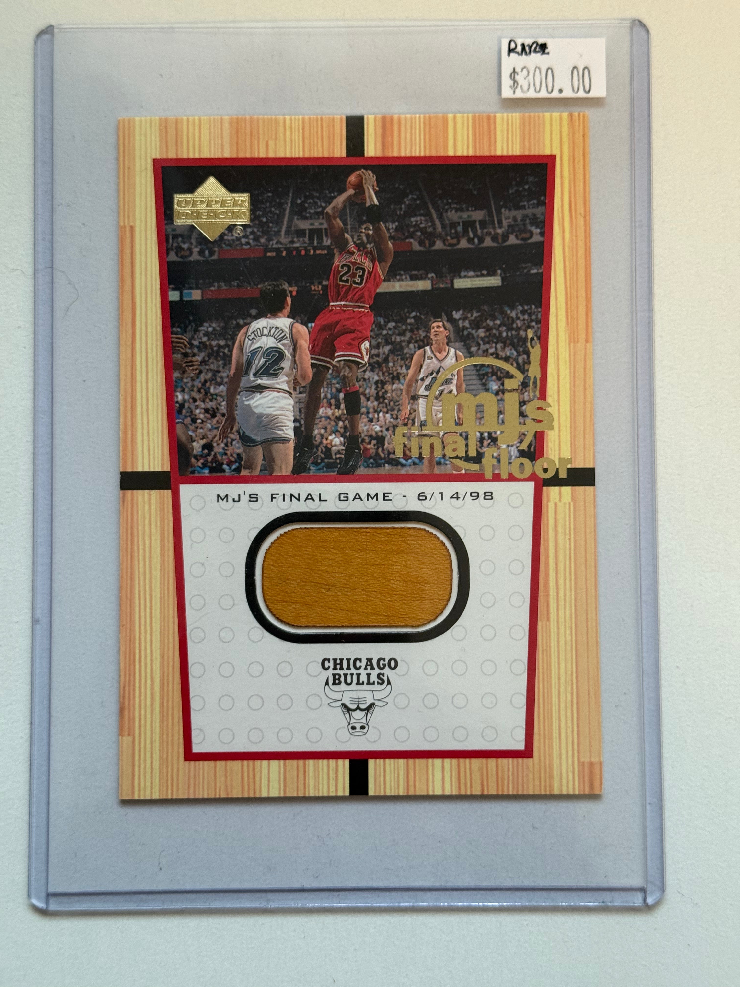 2000 Michael Jordan Upper Deck Jumbo Memorabilia #FF1 Insert Baseball Card - Rare Collectible for Sports Fans & Memorabilia Enthusiasts