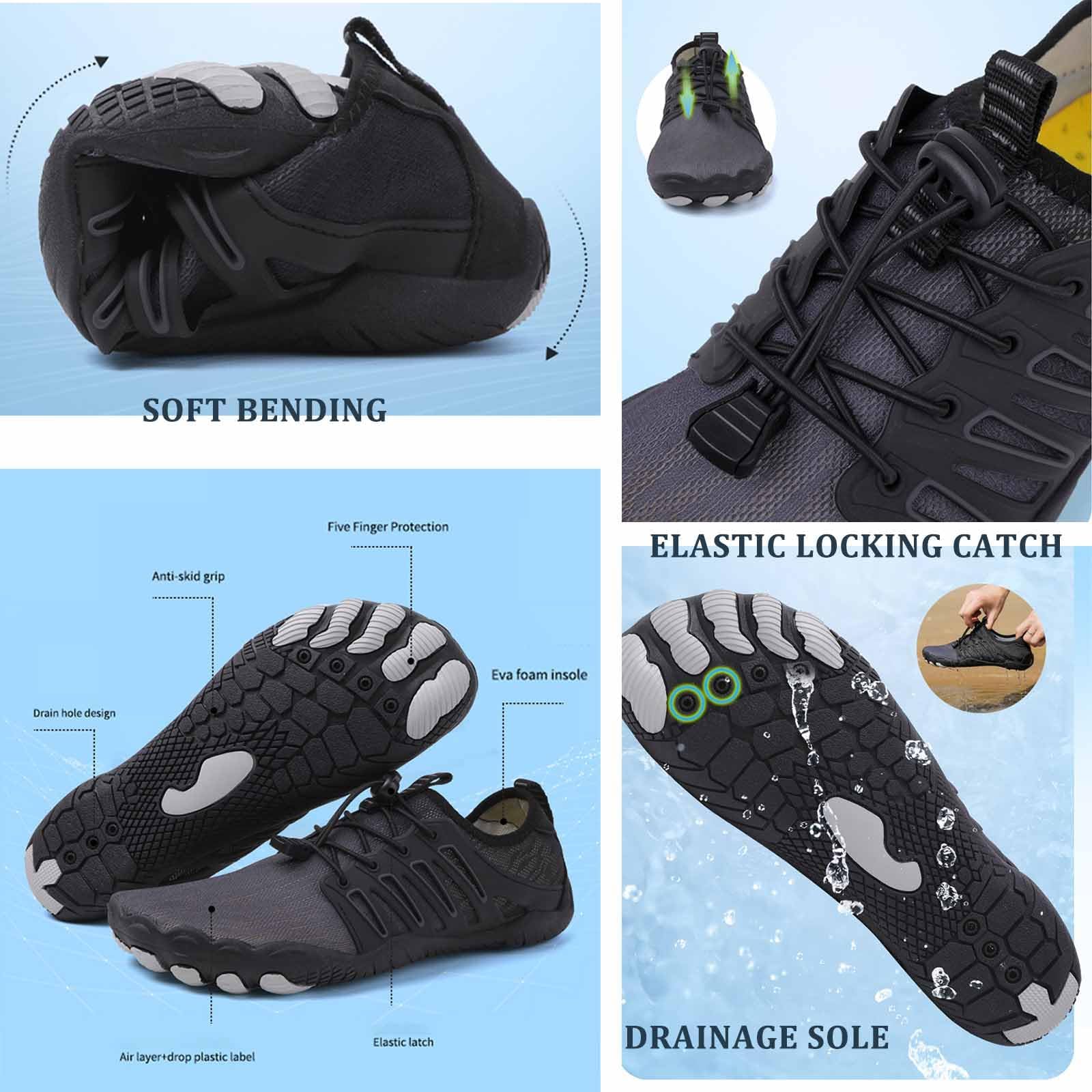 Barefoot Hiking Shoes for Women & Men - Waterproof & Non-Slip Trail Running Shoes for Outdoor Adventures, Trekking & Minimalist Running