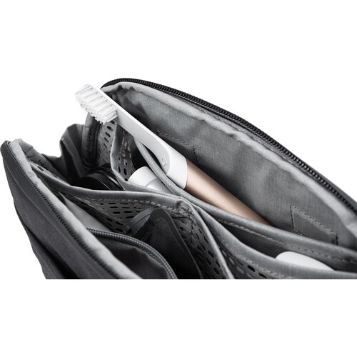 Peak Design Wash Pouch Small - Waterproof Travel Toiletry Bag for Men & Women - Compact Organizer for Cosmetics, Shaving Kit & Essentials - Perfect for Camping, Gym & Air Travel (Black)