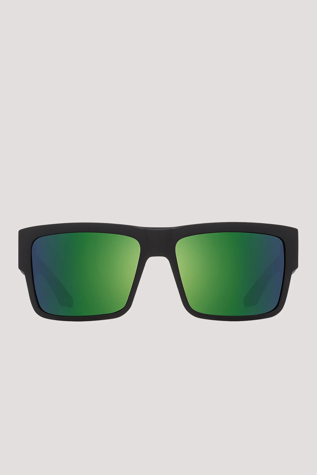Cyrus Matte Black Polarized Sunglasses with Happy Bronze Green Lenses - Stylish UV Protection for Outdoor Activities, Driving, and Beach Vacations