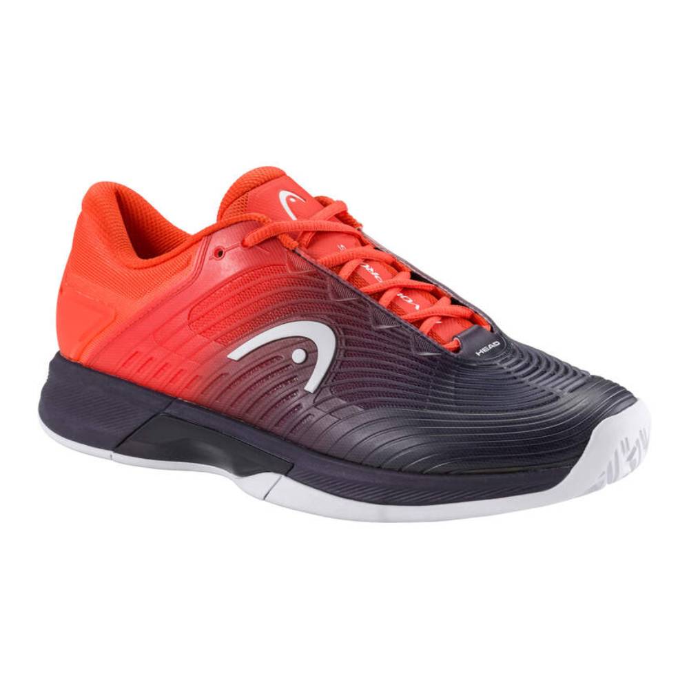 Head Revolt Pro 4.5 Men's Tennis Shoes - Lightweight Performance Court Shoes for Men in Dark Blue/Red - Perfect for Competitive Tennis Matches & Training Sessions