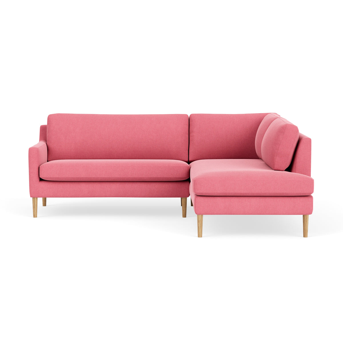 Astha Fabric Right Corner Sofa - Modern L-Shaped Sectional Couch for Living Room, Home Theater & Small Spaces | Comfortable & Stylish Lounge Furniture