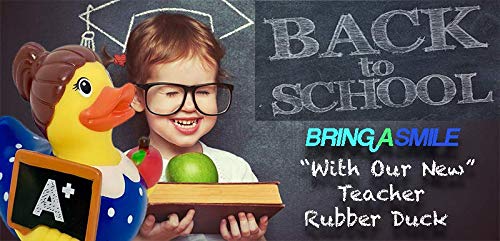 Teacher Rubber Duck - Fun Bath Toy for Kids & Classroom Rewards