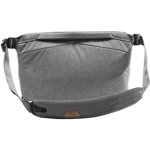 Peak Design Everyday Sling 10L V2 Camera Bag - Waterproof Ash Gray for Photographers & Travel | Compact Crossbody Backpack for DSLR, Mirrorless & Accessories | Perfect for Hiking, Commuting & Urban Exploration