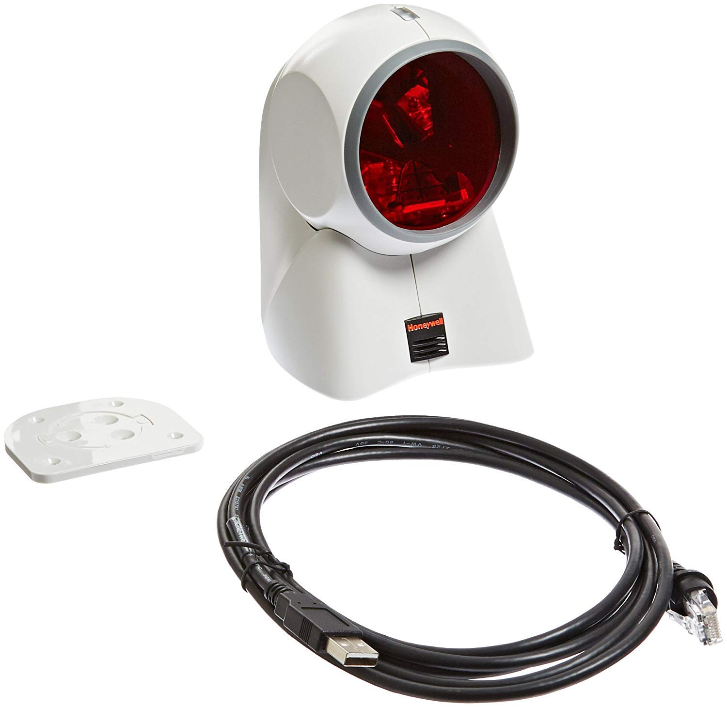 Honeywell MK-7120 USB Barcode Scanner - Fast & Accurate 1D/2D Scanning for Retail, Warehouse & Inventory Management (White)