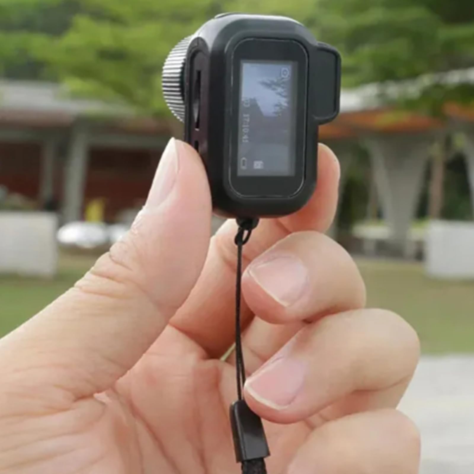 Jeeeun Mini Keychain Camera - World's Smallest HD 1080P Spy Camera with 128GB Storage | Portable Wearable Hidden Cam for Home Security, Travel & Vlogging