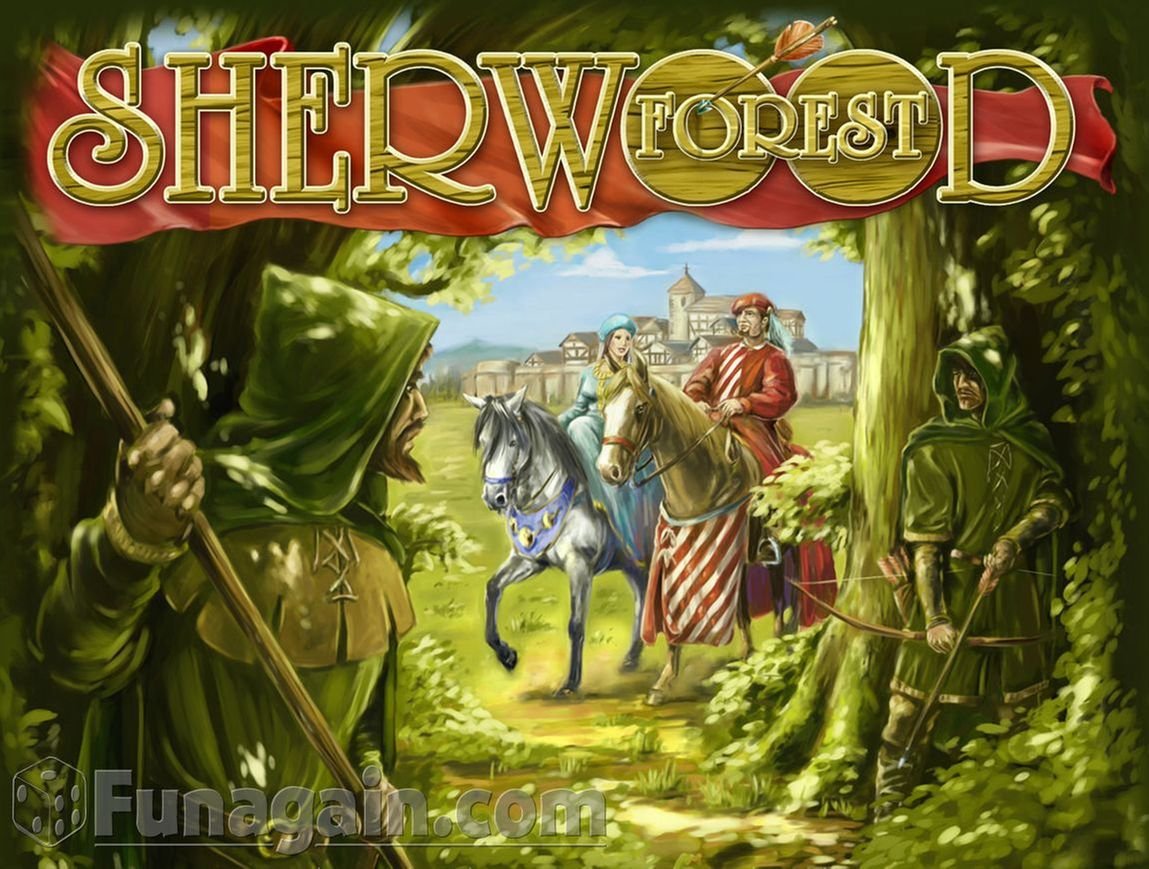 Rio Grande Games Sherwood Forest - Cooperative Strategy Board Game for Family & Friends - Perfect for Game Nights & Medieval-Themed Parties