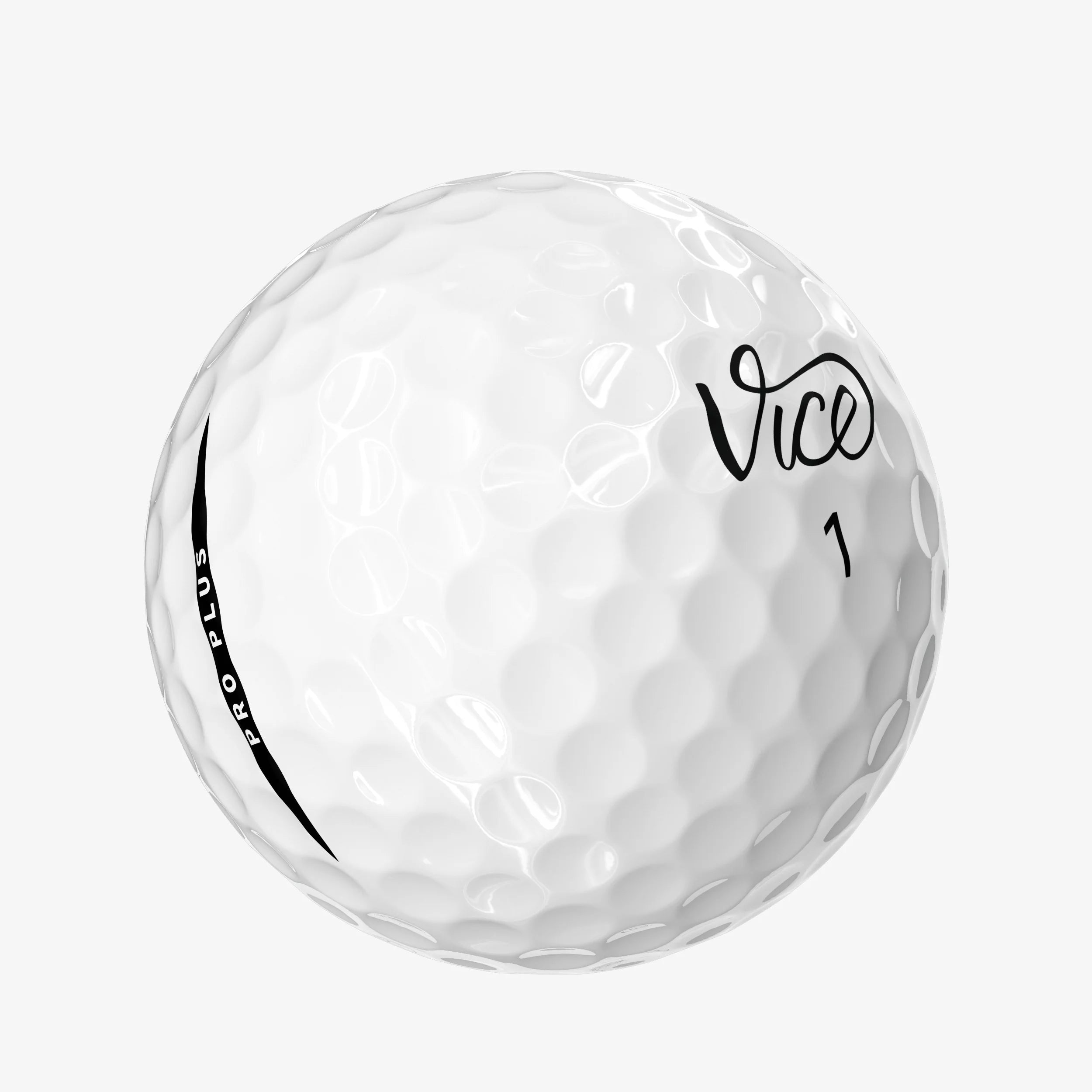 Vice Pro Plus Golf Balls - Premium 3-Piece Urethane Cover for Maximum Spin & Distance | Perfect for Tournament Play & Low Handicap Golfers