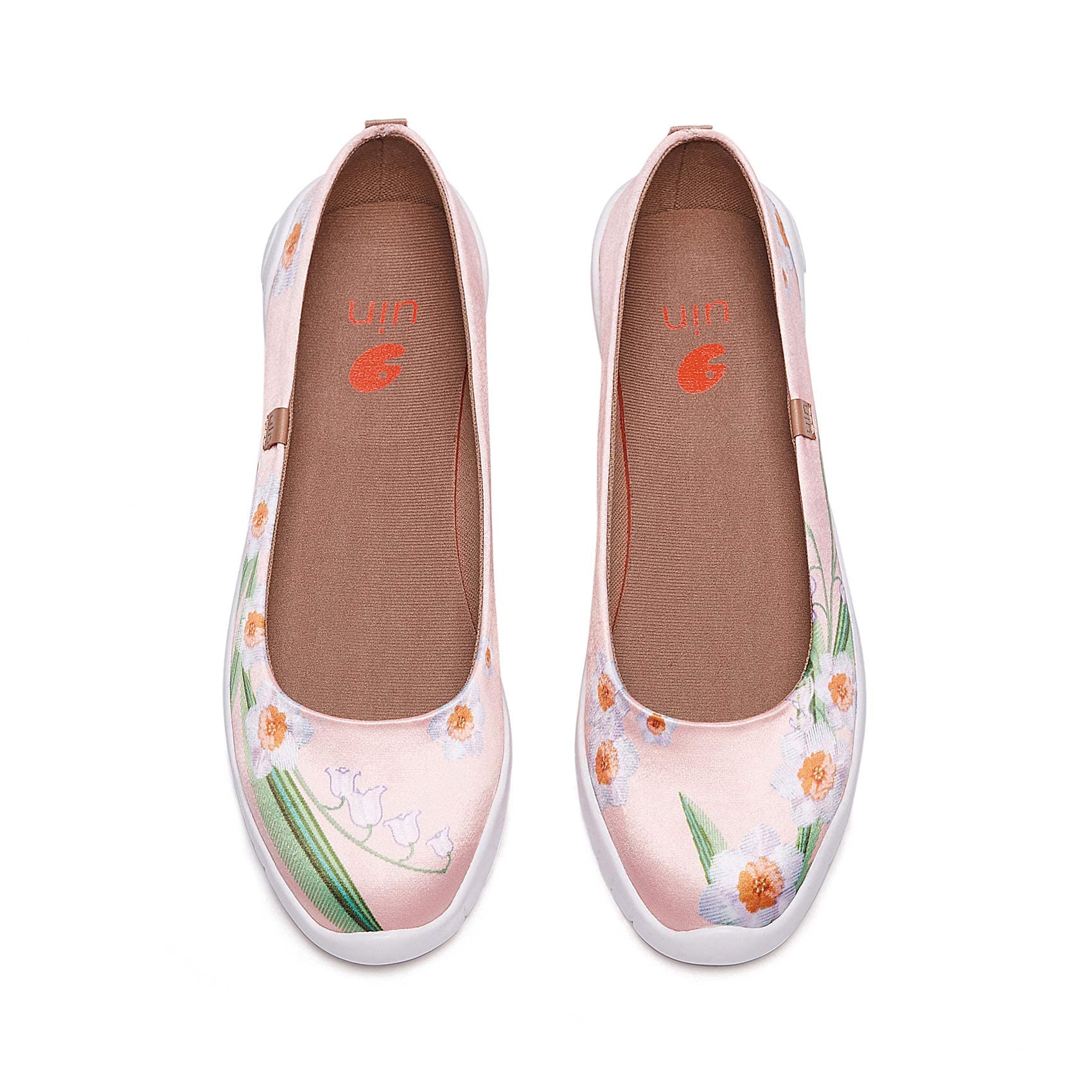 UIN Women's Art Painted Ballet Flats - Pointed Toe Slip On Loafers - Lightweight Comfortable Travel Shoes for Casual Wear & Walking | Perfect for Office, Travel, and Everyday Use