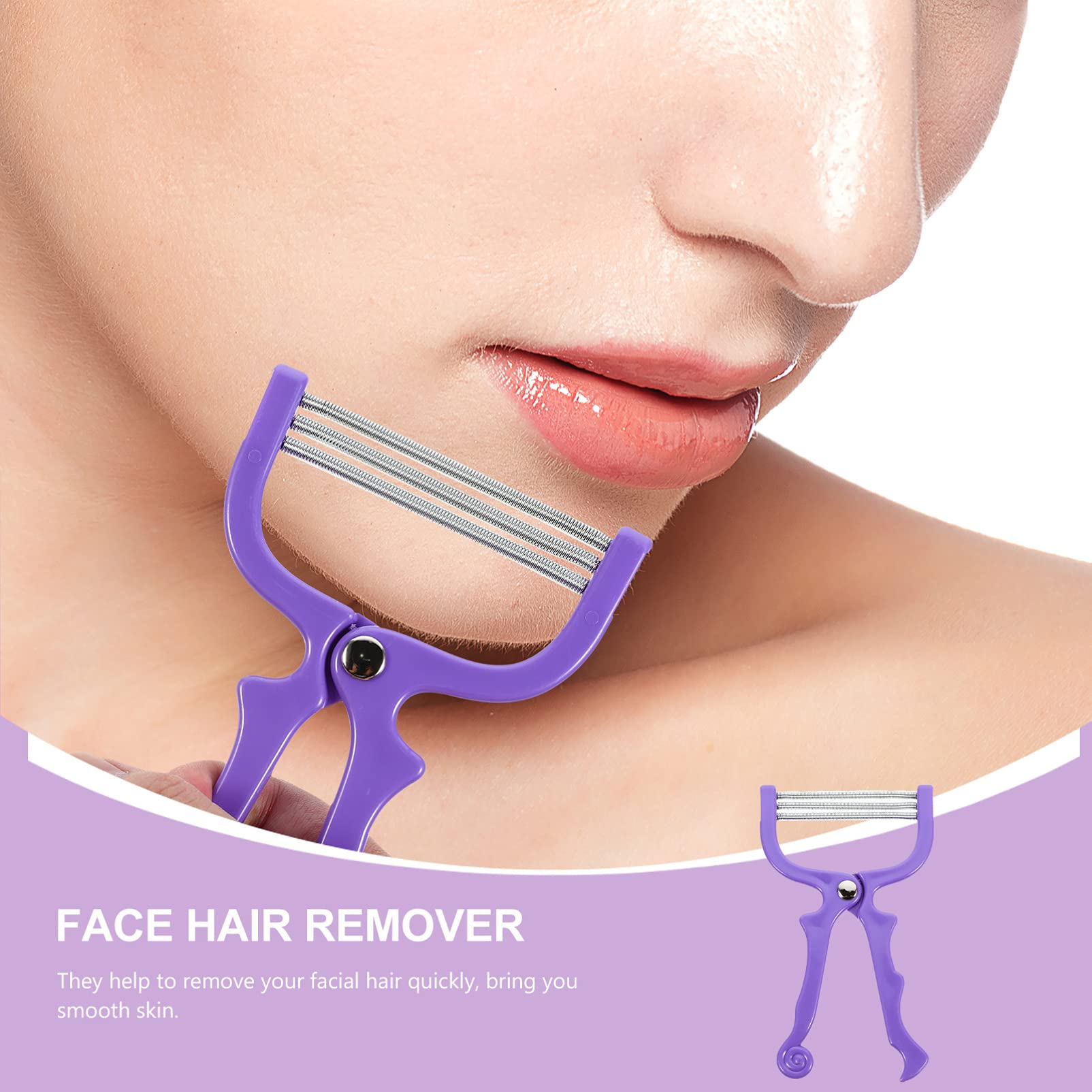 Best Facial Hair Remover Tool - Manual Epilator & Threader for Women & Men | Painless Eyebrow & Upper Lip Hair Removal | Perfect for Home Spa & Travel