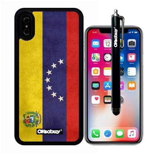 Venezuelan Flag iPhone X Case - Ultra Thin Soft Silicone Protective Cover for Apple iPhone X | Perfect for Travel, National Pride & Everyday Use