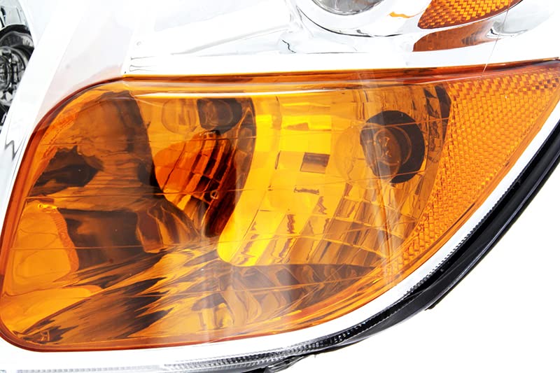 Kia Spectra Headlights Replacement Set - Compatible with 2007 2008 2009 Models - Halogen Headlamp Assembly for Driver & Passenger Side - Perfect for Night Driving and Foggy Conditions