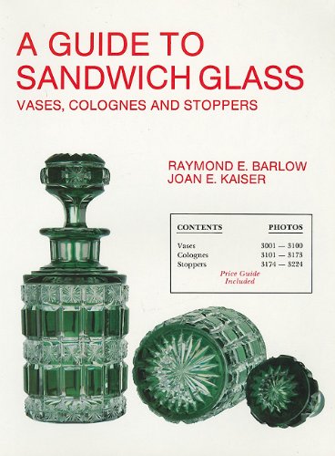 Sandwich Glass Vases, Colognes & Stoppers - Antique Collectibles Guide | Perfect for Home Decor, Wedding Centerpieces & Vintage Collections