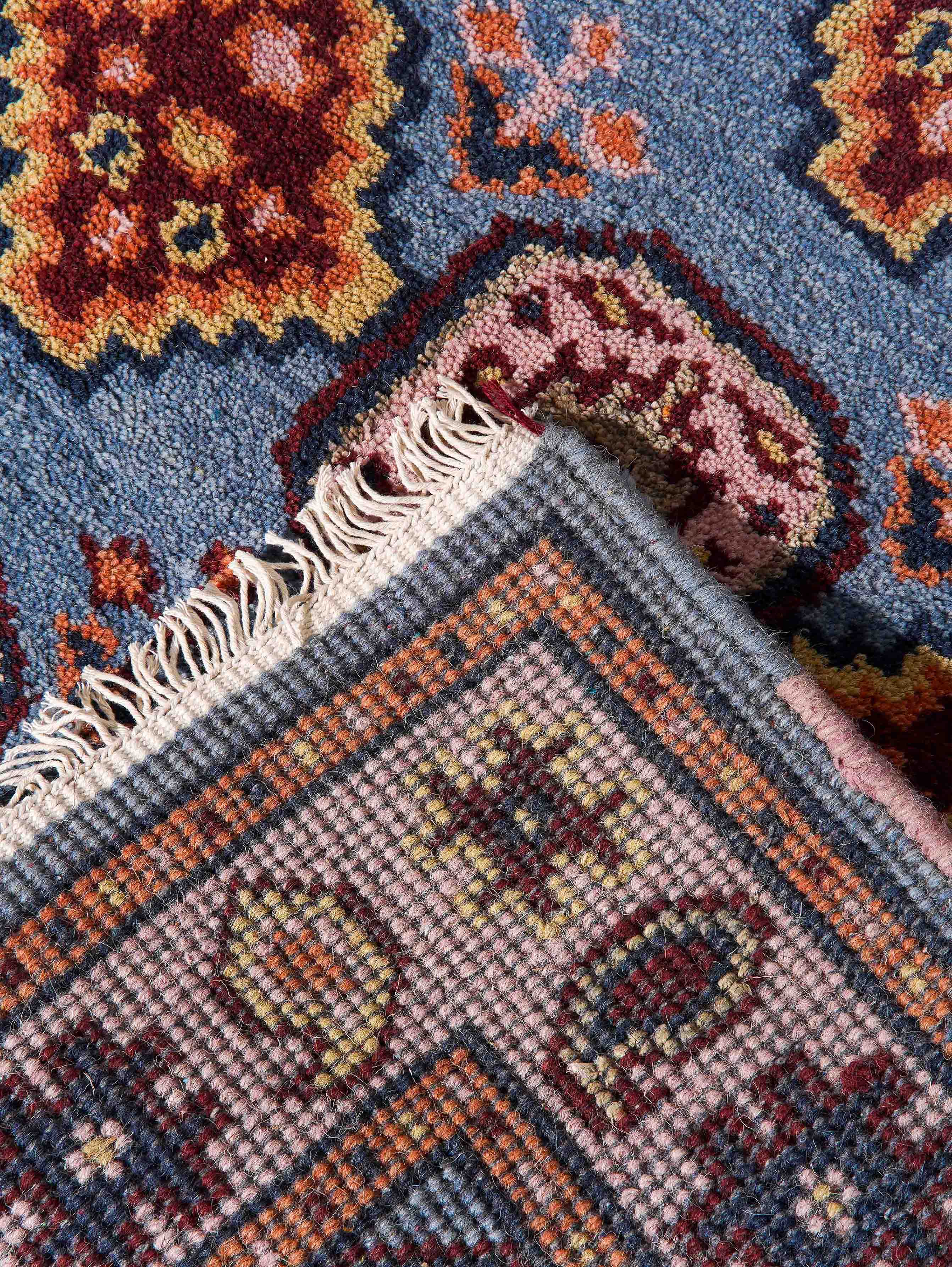 Handmade Baluch Afghan Rug - Authentic Hand-Knotted Wool Carpet for Living Room, Bedroom & Home Decor